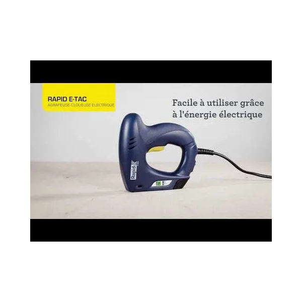 Agrafeuse-cloueuse électrique E-tac Dual - Touch&Feel RAPID