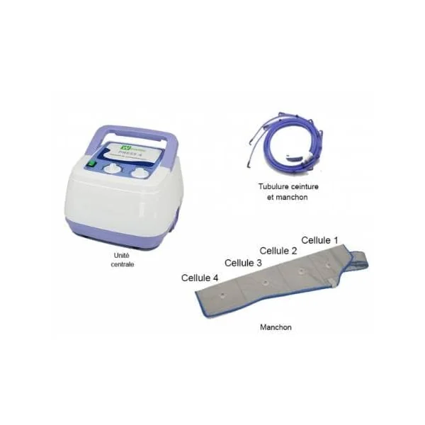 Appareil de pressothérapie portable Press 4 Winelec