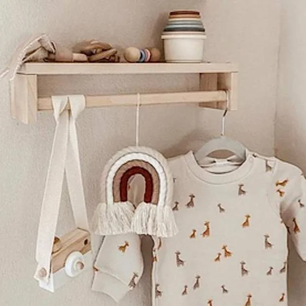 Arc en ciel en beige marron