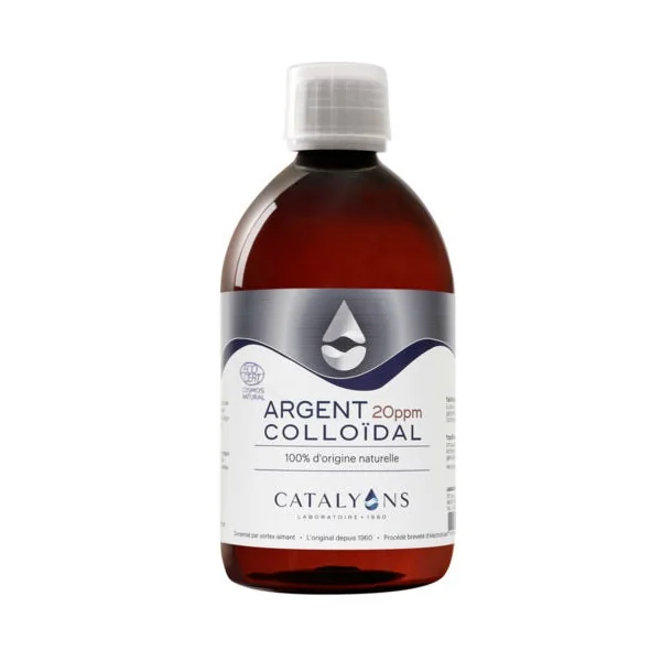 Argent colloïdal 20ppm 500ml