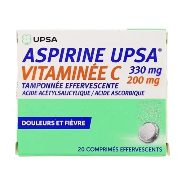 Aspirine UPSA Vitaminée C 2 x 10