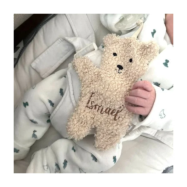 Attache tétine Teddy bear biscuit