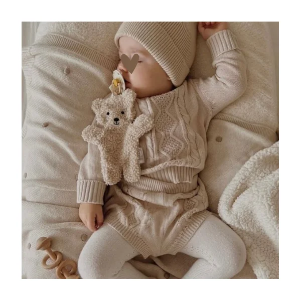 Attache tétine Teddy bear naturel