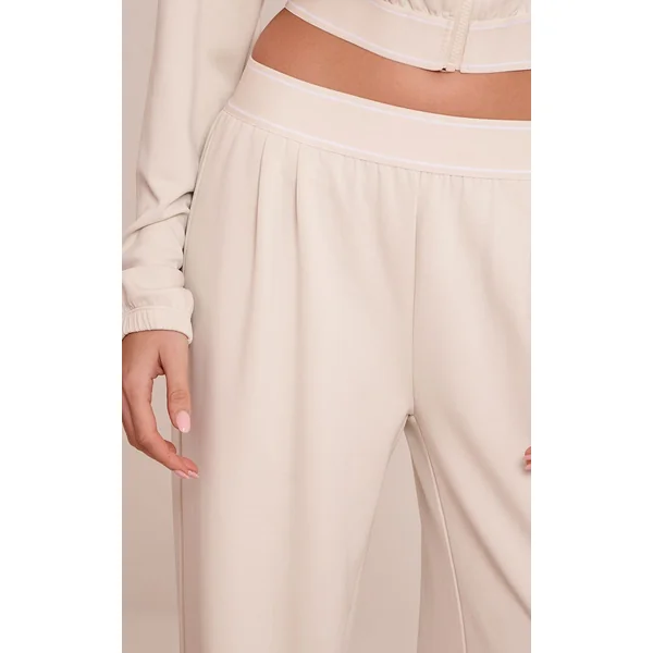 Avoine Jogging Plt À Taille Élastiquée Et Jambes Larges Ultra Doux