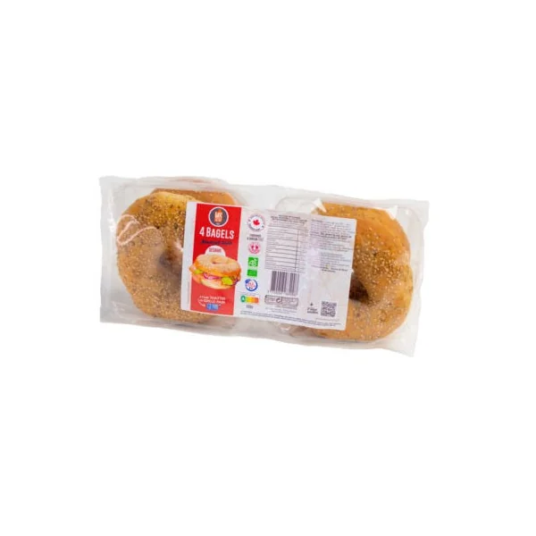 Bagel Montréal style sésame (4) 280g