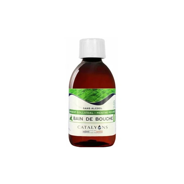 Bain de bouche bio à l'Argent colloïdal 250ml - Catalyons