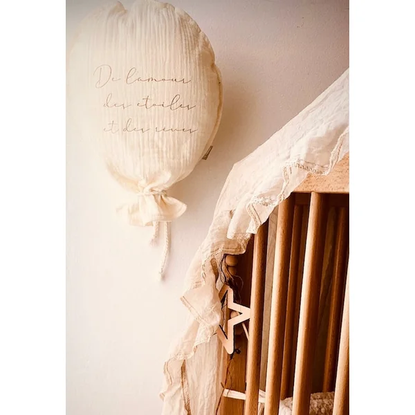 Ballon mural personnalisable (27 tissus au choix)