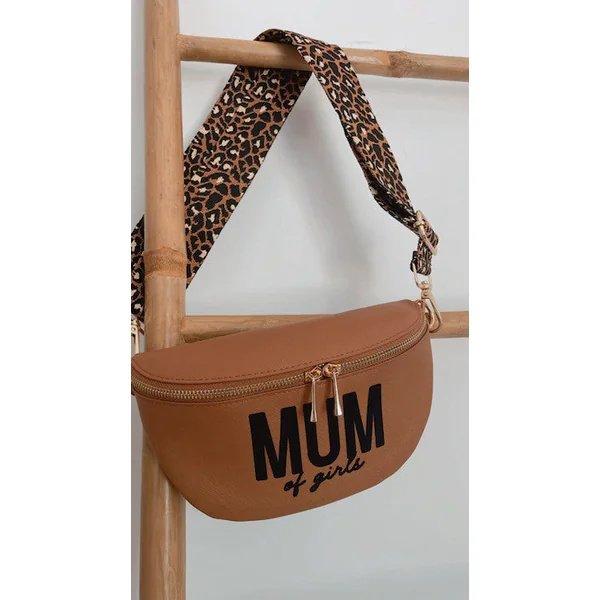 Banane personnalisée leopard camel - Accessoire Pratique et Tendance