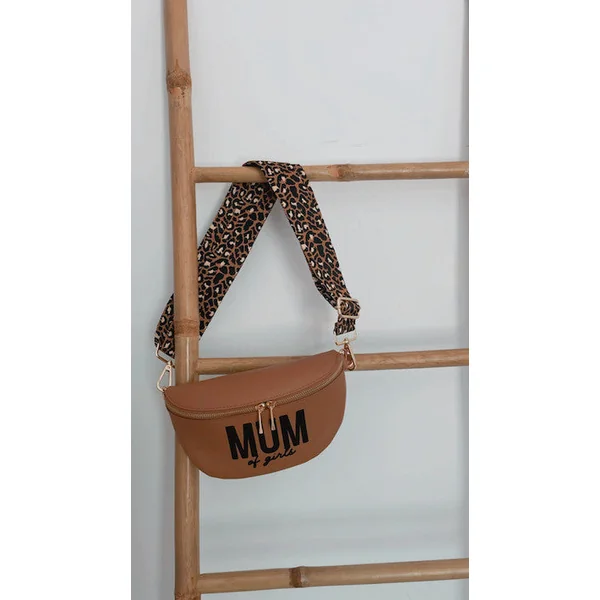 Banane personnalisée leopard camel - Accessoire Pratique et Tendance
