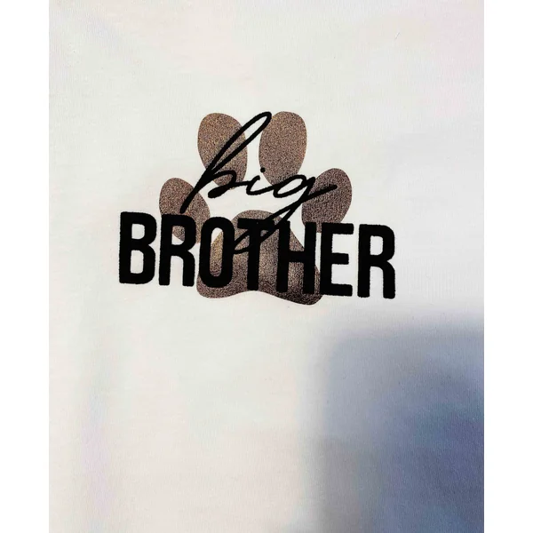 Bandana personnalisé pour chien ou chat – “Big Bro” en approche !