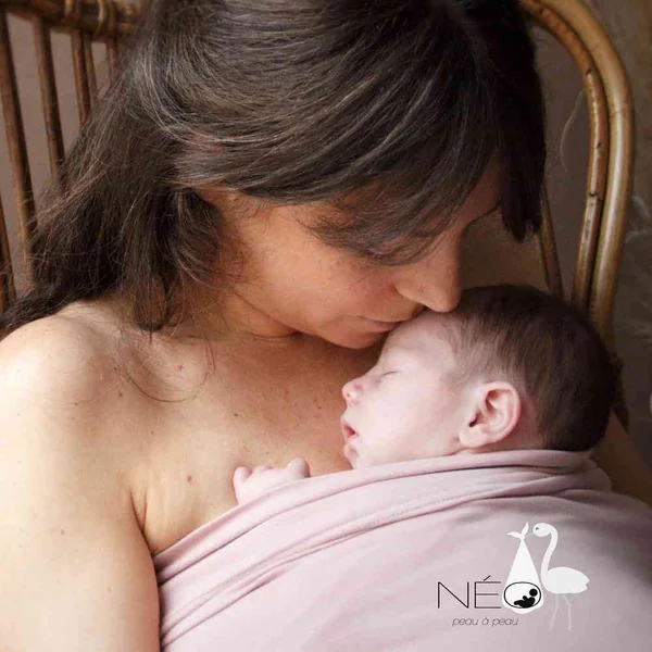 Bandeau peau à peau en coton bio - Néo
