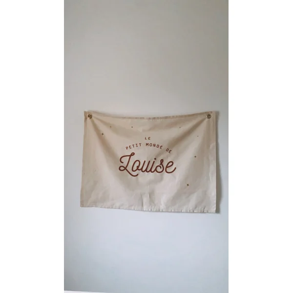 Bannière personnalisée chambre enfant