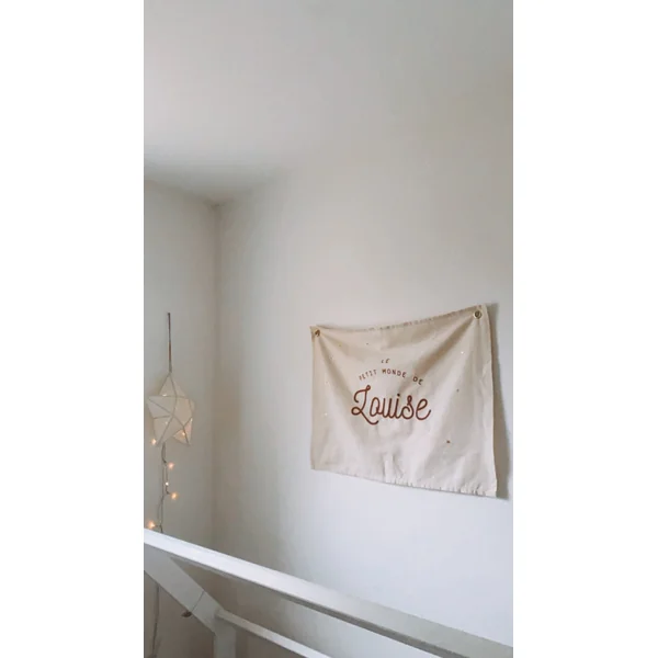 Bannière personnalisée chambre enfant