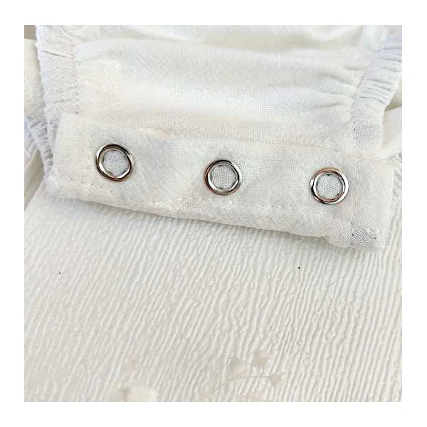 Barboteuse blanche personnalisable