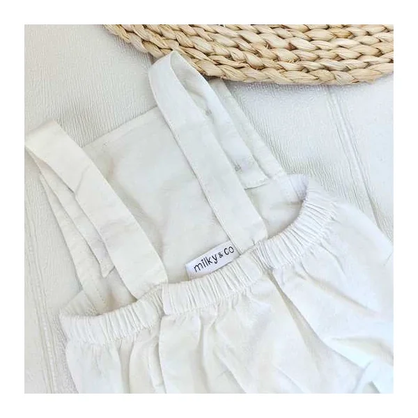 Barboteuse blanche personnalisable