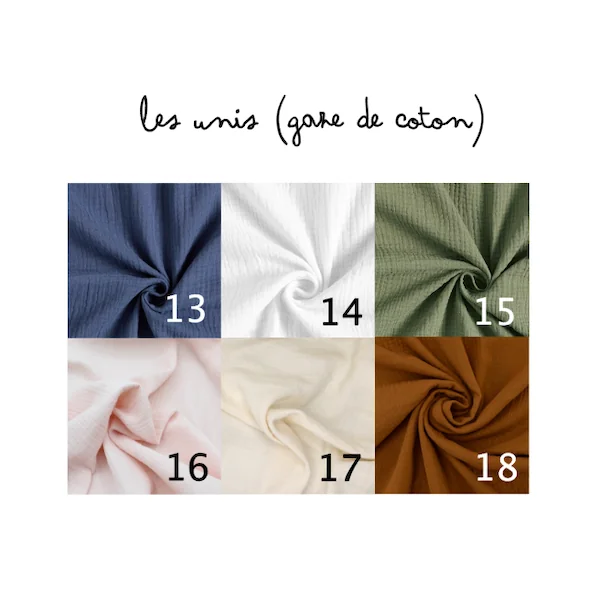 Barrette / bandeau noeud simple (16 tissus au choix)