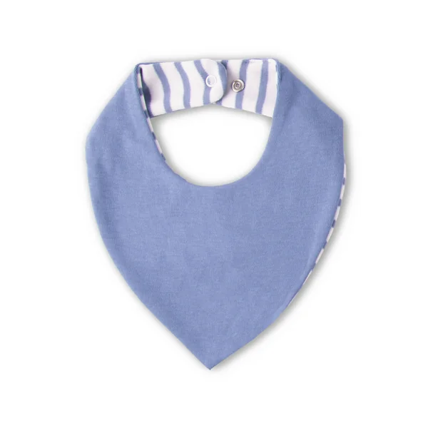 Bavoir bandana réversible en coton bio - POPOLINI