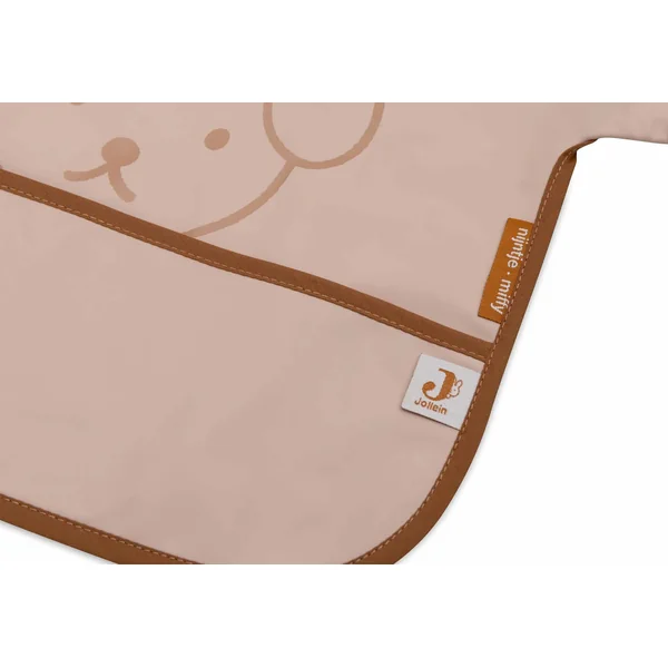 Bavoir à manches imperméable Miffy Peekaboo - Wild Rose