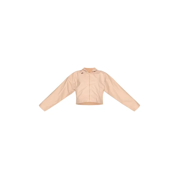 Beige Veste Courte À Casynthétiqueche En Synthétiquecuir SYNTHÉTIQUE