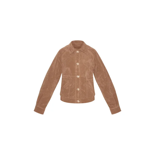 Beige Veste Oversize En Synthétique