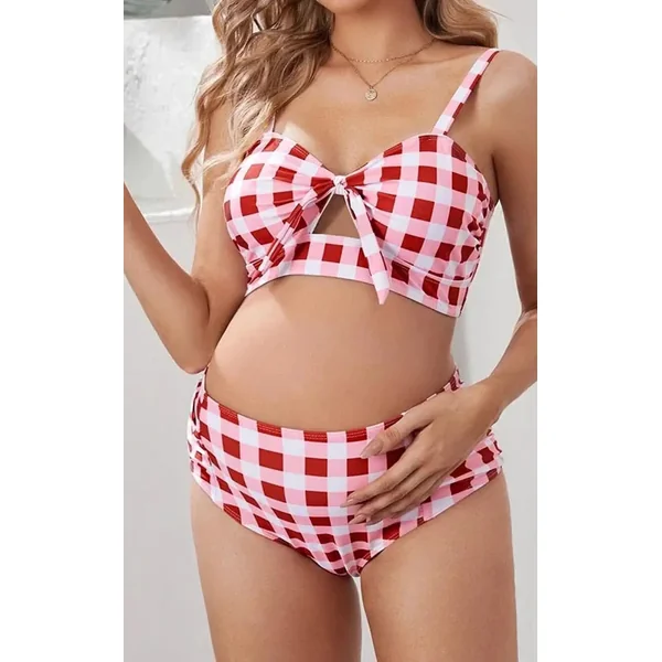 Bikini Grossesse à Carreaux