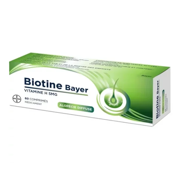 Biotine Bayer 5 mg Comprimés x 60