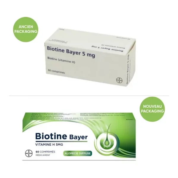 Biotine Bayer 5 mg Comprimés x 60
