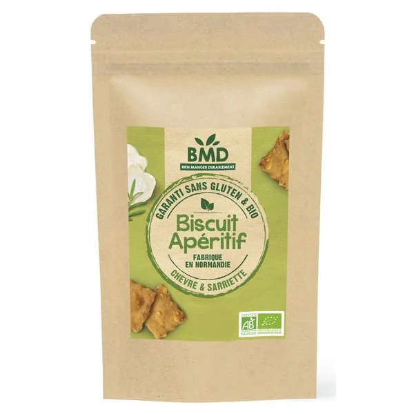 Biscuit apéritif chèvre-sarriette (saison) - 80g