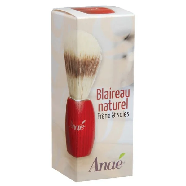 Blaireau frêne teinté, soie naturelle