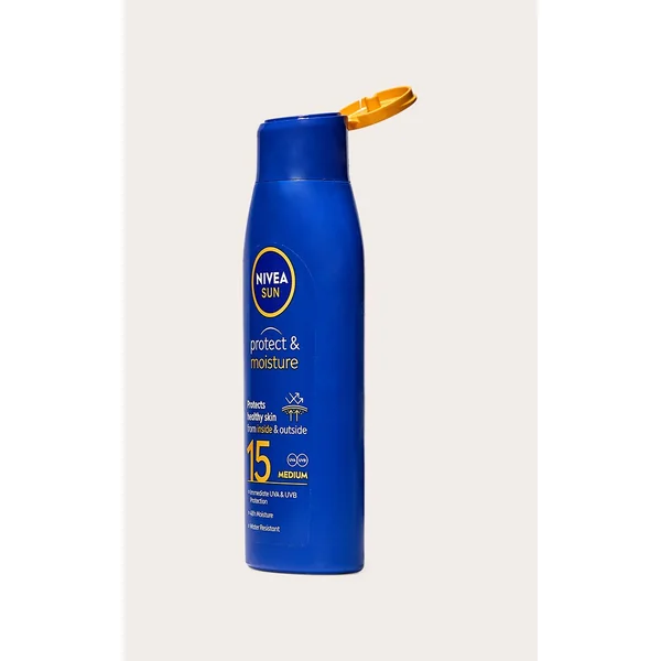 Blanc Nivea Sun Lotion Solaire Hydratante Protectrice Fps 15 200ml
