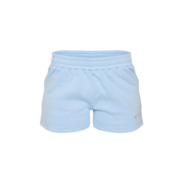 Bleu Clair Short Molleton Logo PLT Contrasté