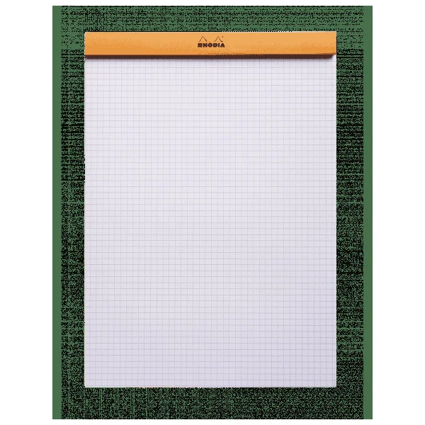 Bloc de bureau agréafé - A4 petits carreaux - 80 feuilles