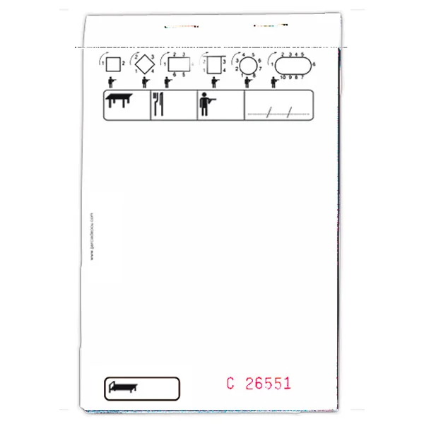 BLOCS COMMANDES STANDARD TRIPLI 50x3 FEUILLES 10x15 CM BLANC AUTOCOPIANT (100 UNITÉ) - Garcia de Pou