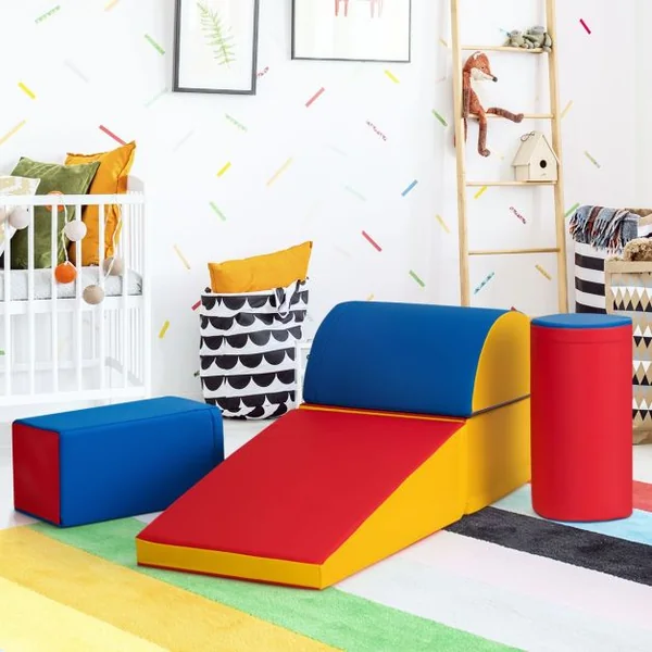 Blocs de Construction de Grands XL en Mousse-5 Pièces Jouets Éducatifs sur Logiciel avec Housse 10 Couleurs au Choix