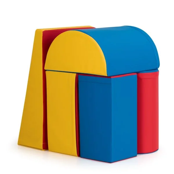 Blocs de Construction de Grands XL en Mousse-5 Pièces Jouets Éducatifs sur Logiciel avec Housse 10 Couleurs au Choix