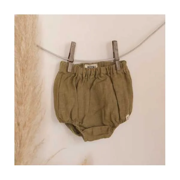 Bloomers en lin - Short bébé Matona