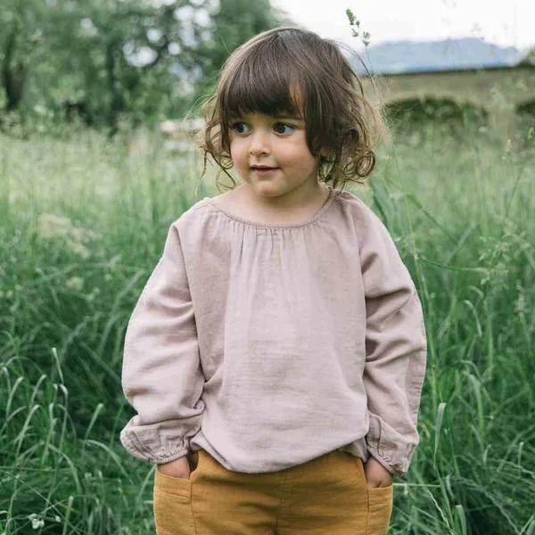 Blouse manches longues en coton Bio "Camilla" - Matona - derniers exemplaires