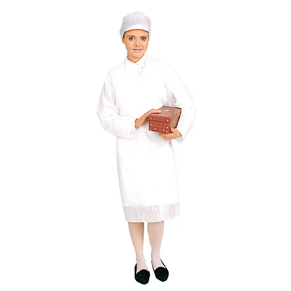 BLOUSES VISITEUR GRANDE 35 G/M2 117 CM BLANC AIRLAID (25 UNITÉ) - Garcia de Pou