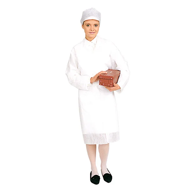 BLOUSES VISITEUR MOYENNE 35 GR/M2 100 CM BLANC AIRLAID (25 UNITÉ) - Garcia de Pou