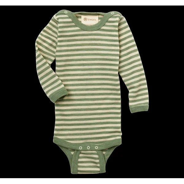 Body bébé en pur mérinos Bio manches longues - ENGEL NATUR