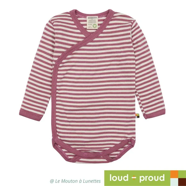 Body croisé en coton bio - Loud and Proud