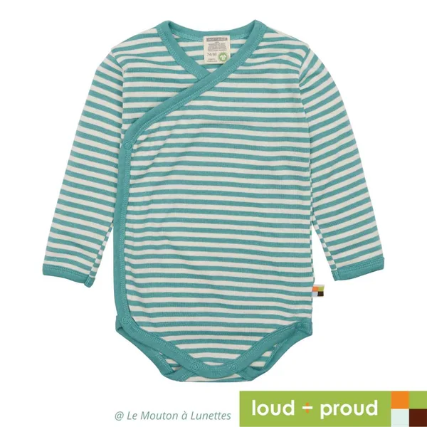 Body croisé en coton bio - Loud and Proud
