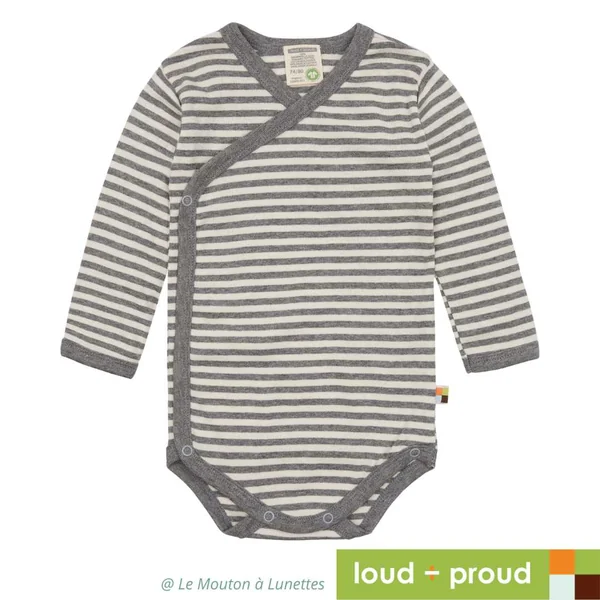 Body croisé en coton bio - Loud and Proud