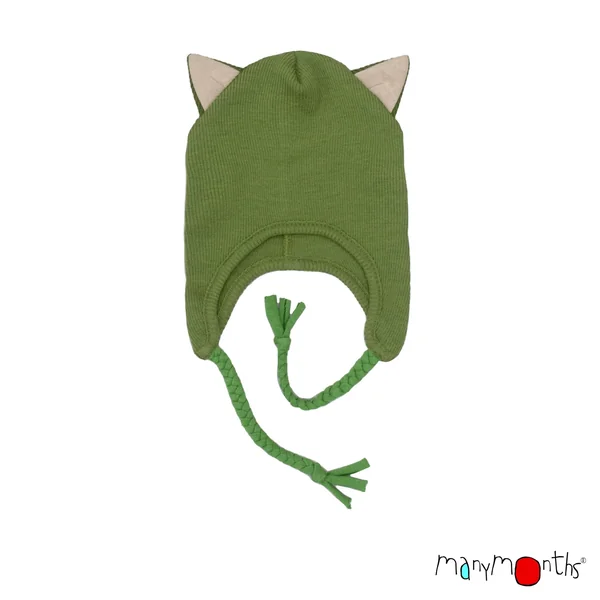 Bonnet Chat en laine mérinos - Kitty beanie ManyMonths 2025/26