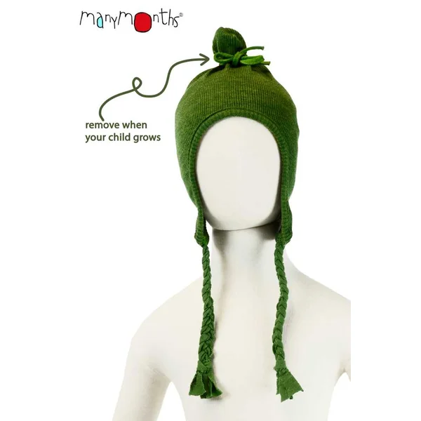 Bonnet en laine mérinos ManyMonths - Earflap beanie enfant
