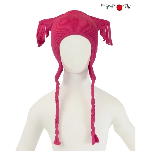 Bonnet original Hibou en laine mérinos ManyMonths - Earflap beanie enfant - Derniers exemplaires