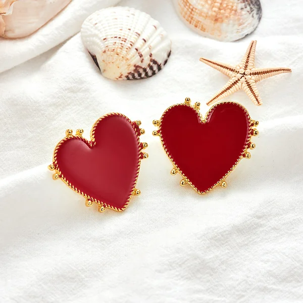 Boucles d'oreilles coeur