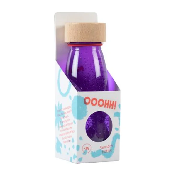 Bouteille sensorielle Float violet - Petit Boum