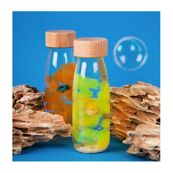 Bouteille sensorielle Sound Poisson Globe - Petit Boum