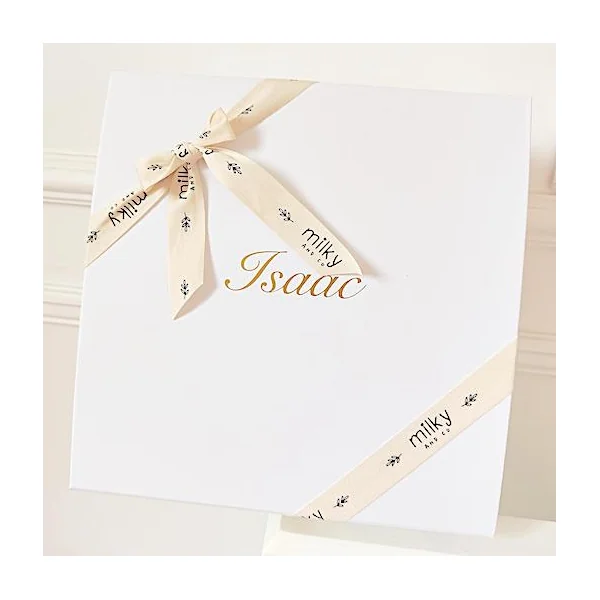 Boîte cadeau blanche personnalisée